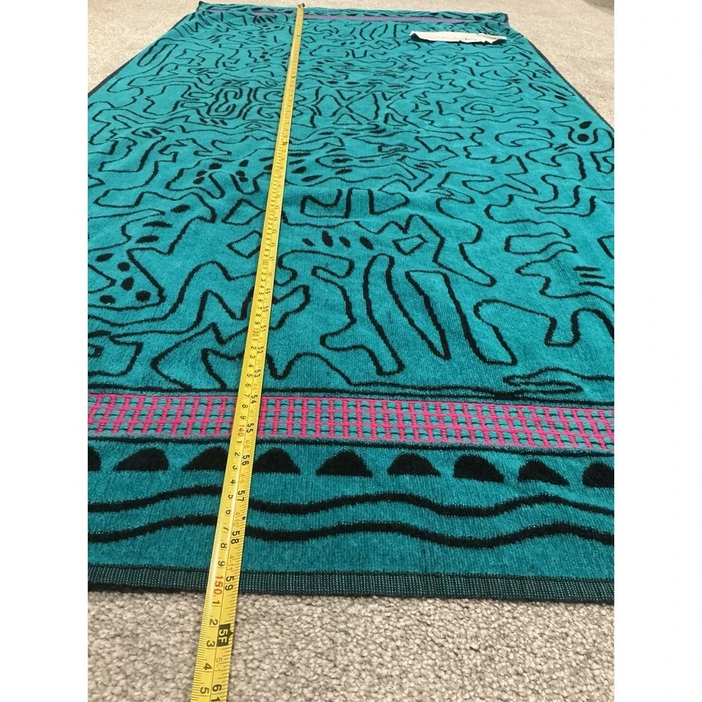 VTG Banana Club Keith Haring beach towel Double Sided iconic maze-like figure